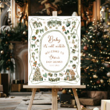 Baby It's Cold Outside Winter Baby shower Bienvenu
