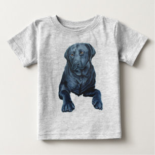 Baby Labrador Shirts Blue Dog Art T-shirts bébé