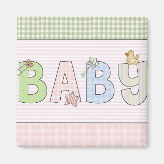 Baby- Magnets Carrés : Sweet Baby Collection