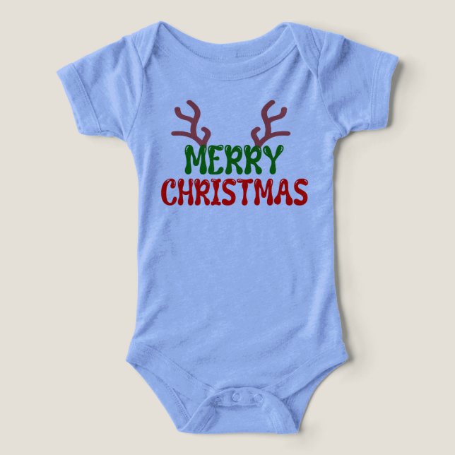 BABY MERRY CHRISTMAS T-Shirt (Design Recto)