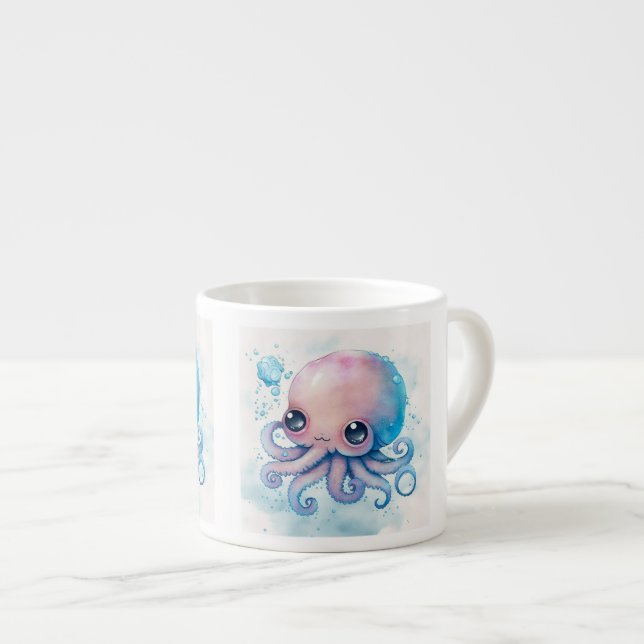 Baby Octopus Espresso Mug (Devant droit)