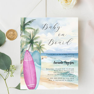 Baby on Board surf board fille garçon plage Baby s