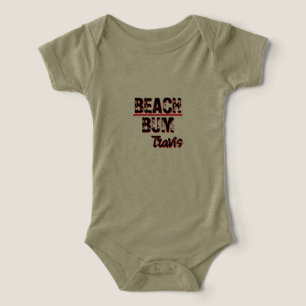 Baby one piece dit "Beach Bum"