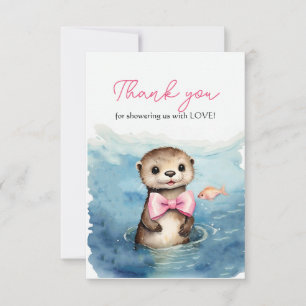 Baby Otter Girl Baby shower Merci