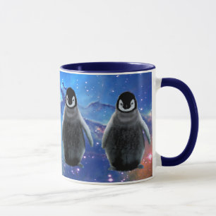 BABY PENGUIN & STARS Wildlife Supporter Café Mug