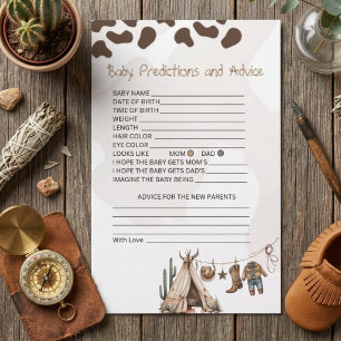 Baby Predictions et conseils Cowboy Baby Shower