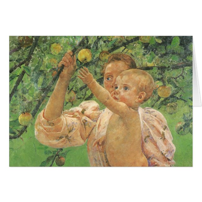 Baby Reaching for an Apple par Mary Cassatt (Devant horizontal)