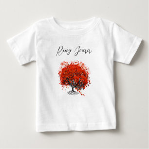 Baby Red Tree Mariage T-Shirts Romper