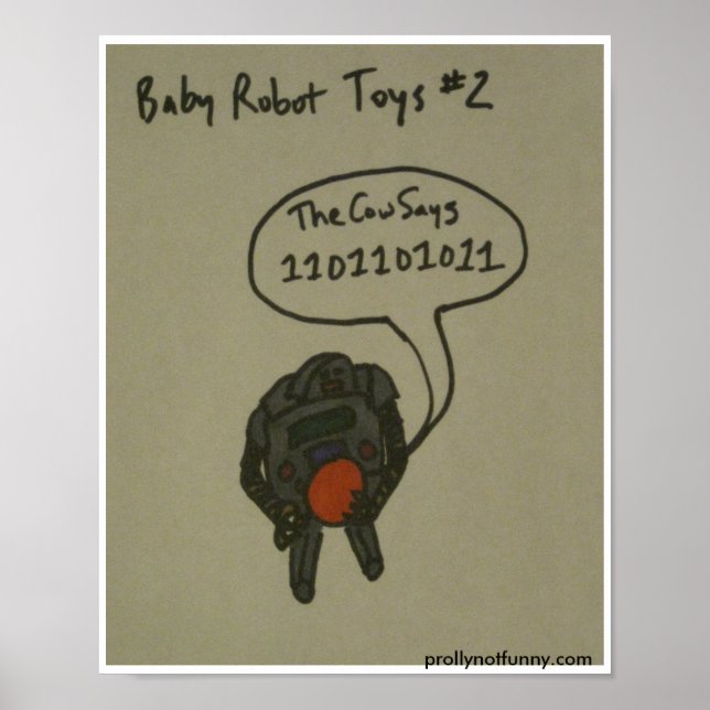 Baby Robot Toys #2 Poster (Devant)