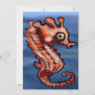 Baby Sea Horse Invitation