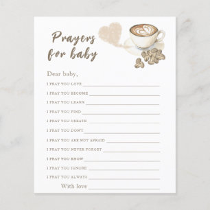 Baby shower à café Prières pour bébé