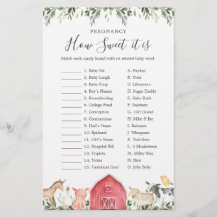 Baby shower Agricole Grossesse Comme Il Est Doux J