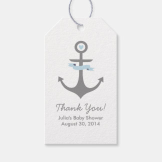 Baby shower Ancre nautique Favoriser les étiquette