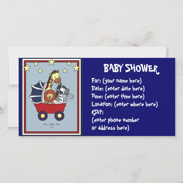 Baby shower animalier (Devant)