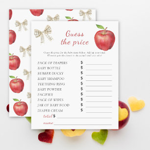 Baby shower Apple - Jeu devinez le prix