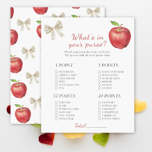 Baby shower Apple - Qu'est-ce qu'il y a dans votre
