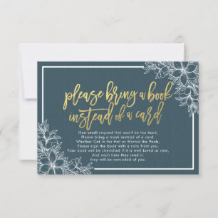 Baby shower Apportez un livre au lieu d'une carte