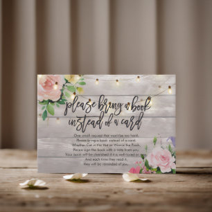 Baby shower Apportez un livre au lieu d'une carte