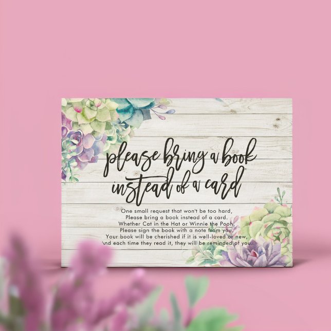 Baby shower Apportez un livre au lieu d'une carte (Créateur téléchargé)