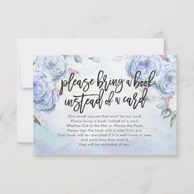 Baby shower Apportez un livre au lieu d'une carte (Devant)