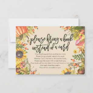 Baby shower Apportez un livre au lieu d'une carte