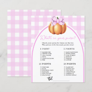 baby shower arc citrouille Whats dans votre sac à
