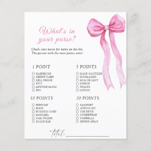 Baby shower arc rose - Ce qu'il y a dans votre sac