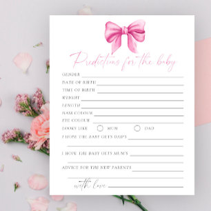 Baby shower arc rose Prédictions et conseils bébé