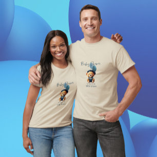 Baby shower Bear Balloons T-Shirt personnalisé