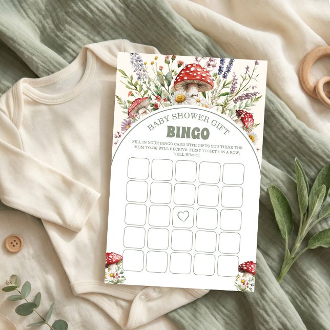 Baby shower Bingo game Card (Créateur téléchargé)