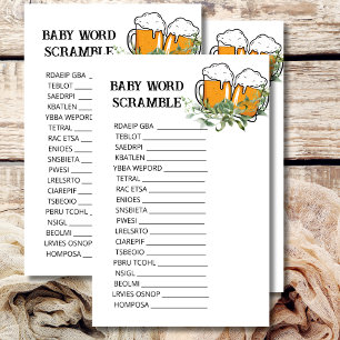 Baby shower Brouiller un bébé est le thème du bras