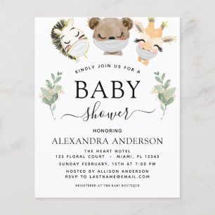 Baby shower Budget Bois Eucalyptus Vert
