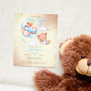 Baby shower budgétaire en peluche avec ballons bud