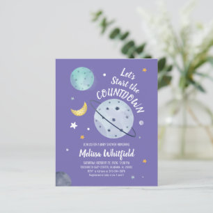 Baby shower budgétaire Espace extra-galaxie Invita