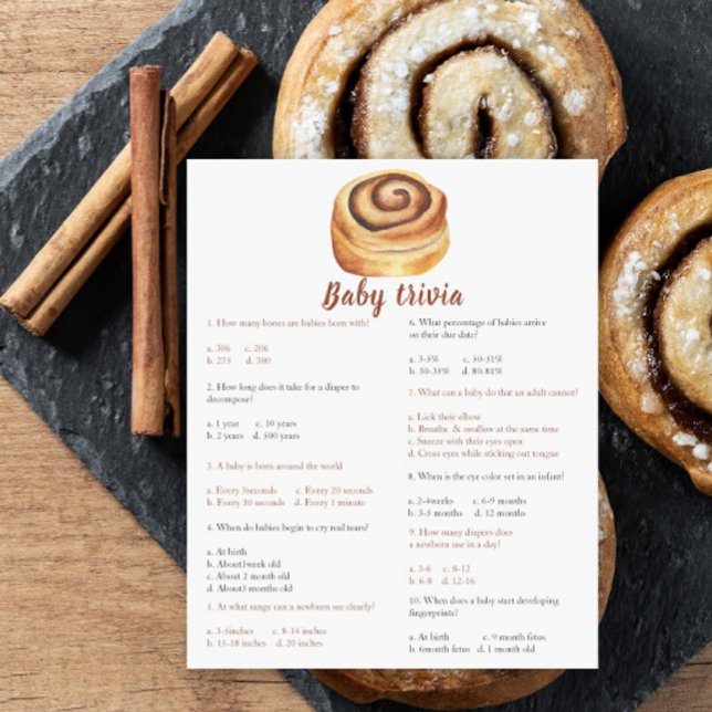 Baby shower Bun - Baby Trivia Jeu (Créateur téléchargé)