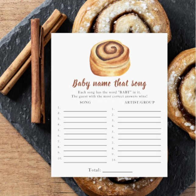 Baby shower Bun - Nom du jeu de chanson (Créateur téléchargé)