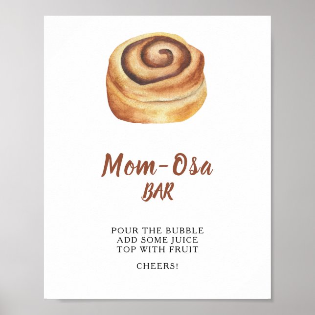 Baby shower Bun - Poster du bar Mimosa (Devant)