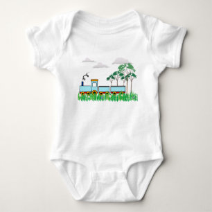 Baby shower cadeau - t-shirts - petit train pour g