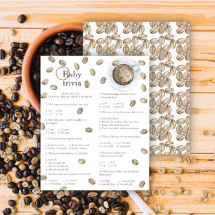 Baby shower café - Baby Trivia Jeu