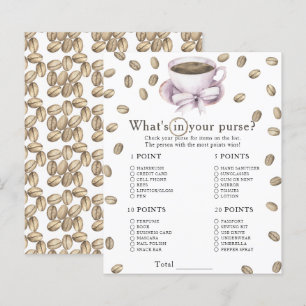 Baby shower café - Ce qu'il y a dans votre sac à m