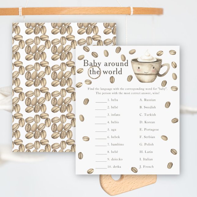 Baby-shower café - Jeu bébé autour du monde (Créateur téléchargé)