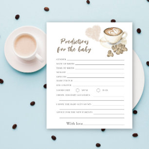 Baby shower café - prédictions et conseils bébé
