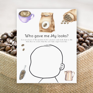 Baby shower café - Qui m'a donné mes regards ?