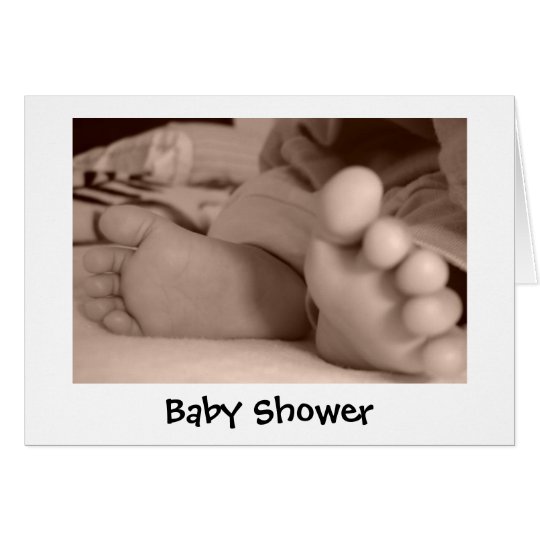 Baby shower cartes