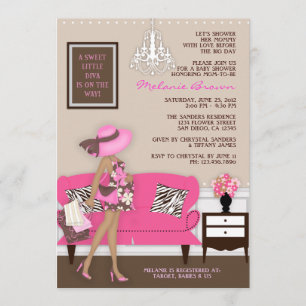 Baby shower Chic Modern Mom Invitation