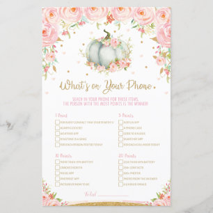 Baby shower citrouille Ce qui se passe sur votre j