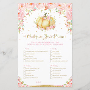 Baby shower citrouille Ce qui se passe sur votre j