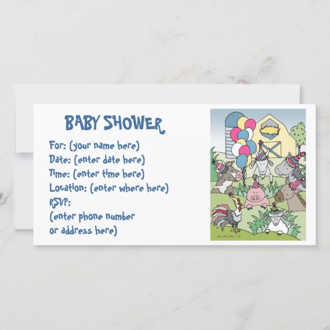 Baby shower Country Life 20 (Devant)