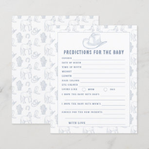 Baby shower cow-boy - prédictions et conseils pour