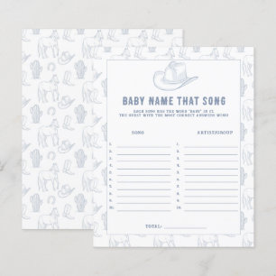 Baby Shower Cowboy - Donner un nom à cette chanson